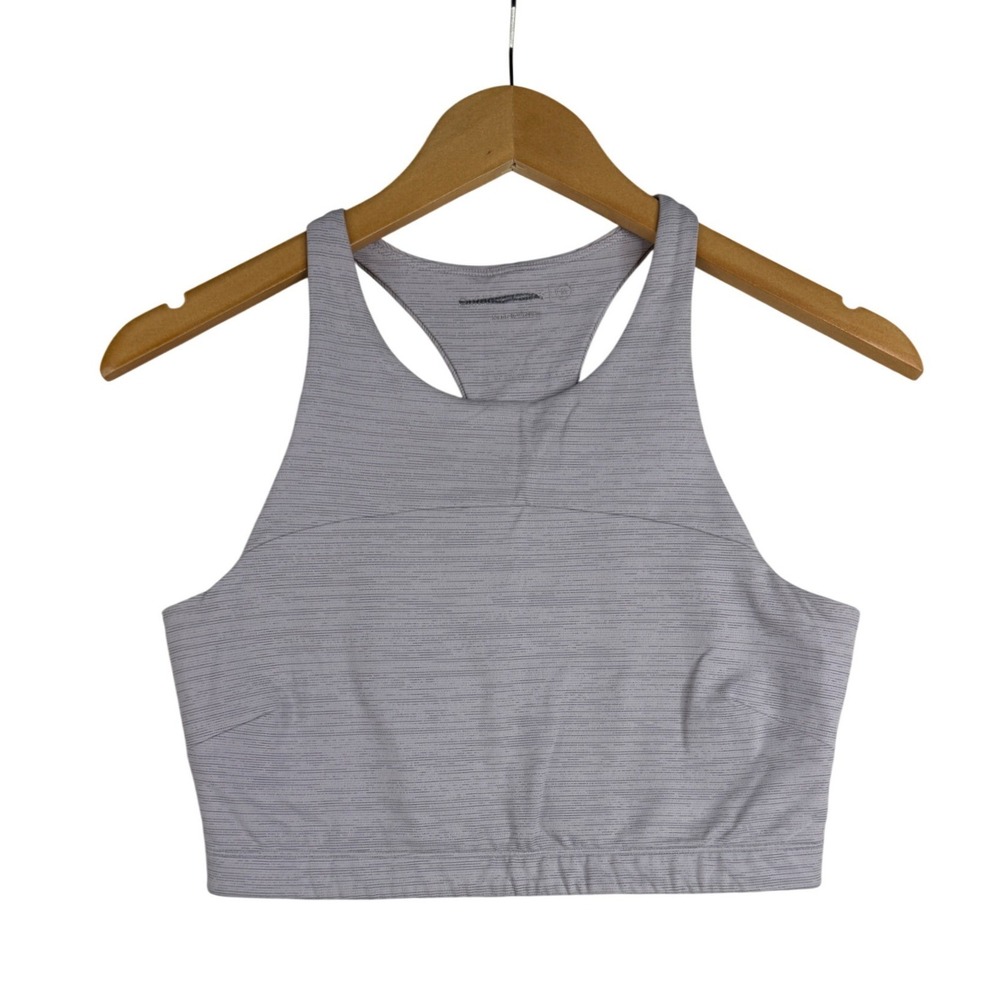 Outdoor Voices Sports Bra Womens Medium Racerback Full Coverage Lined Purple